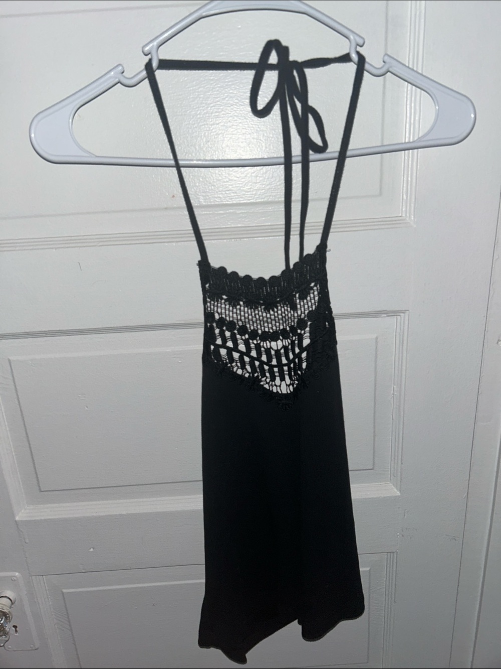 Black Halter Tank Top